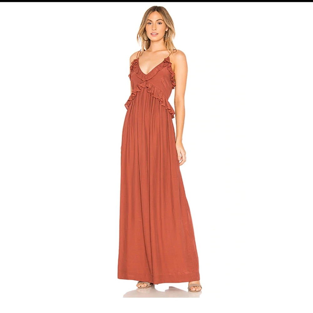 S/W/F Boutique Dress in Indian Red